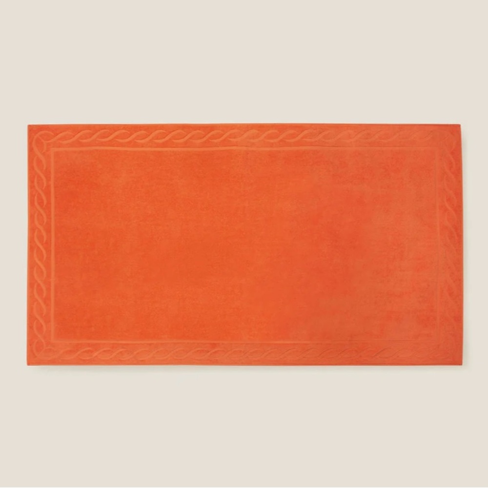 PratesiTreccia Orange Beach Towel